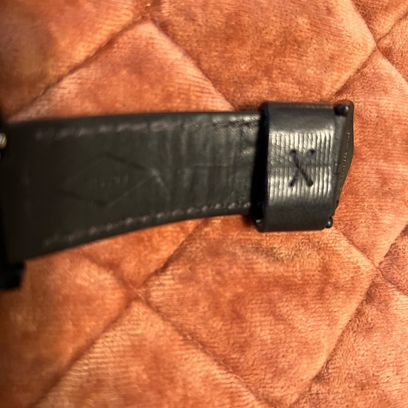 Men’s fossil large face leather watch - Picture 2 of 4